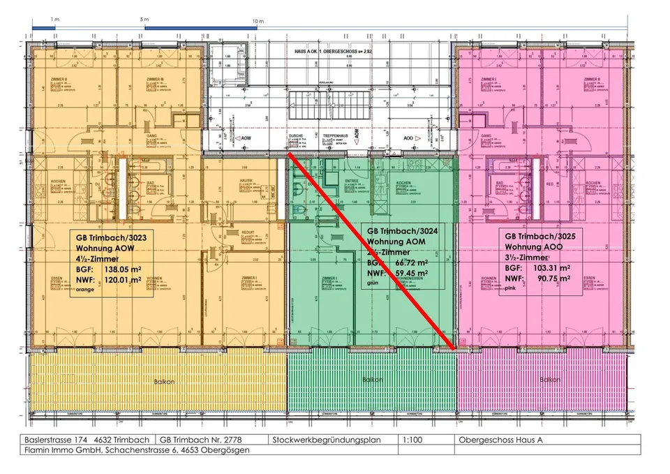 Achetez plusieurs appartements comme investissement à Trimbach !