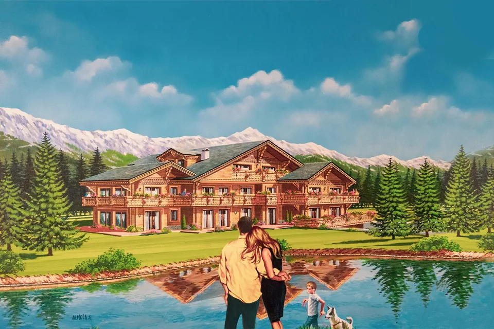 Crans-Montana. Crans (VS), promotion neuve avec 2 appartements de luxe