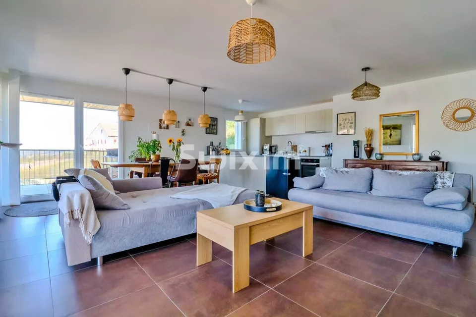 Exclusivité ! Vivez dans un village &amp; confort : Appartement 5.5 pièces, moderne avec grande terrasse, moins de 7 minutes de la gare !