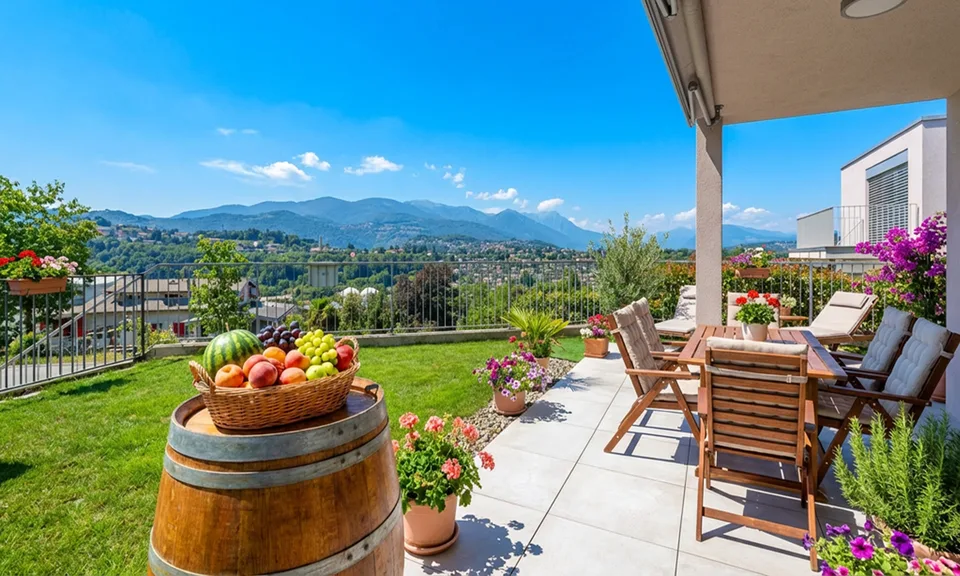 LOCATION AVEC OPTION D'ACHAT - MODERNE 3.5 PIÈCES AVEC JARDIN À PAZZALLO