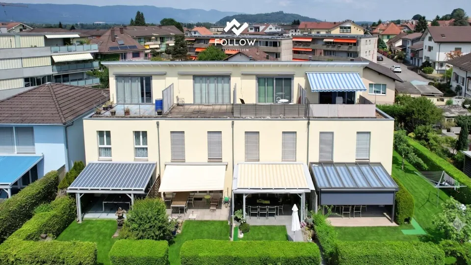 Raumwunder für die Familie: 4.5-Zimmer-Reihenhaus mit Loft und Dachterrasse