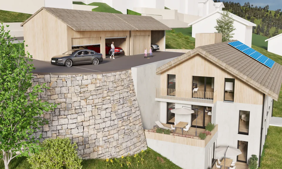 3’520 m² Entwicklungsgrundstück mit Projektstudie in Davos Wiesen – Foto 9 von 10