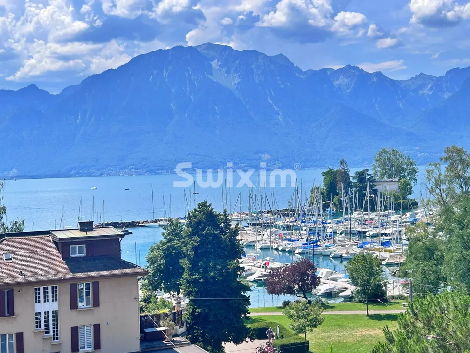 Luxe épuré avec vue sur le lac ! Appartement 3.5 pièces neuf avec balcon !