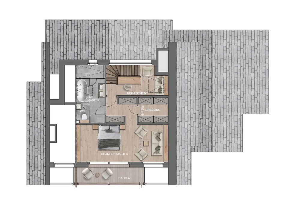 Duplex attico di una nuova residenza esclusiva