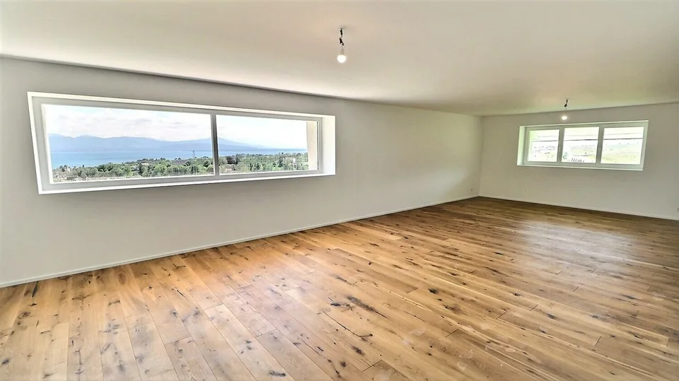 Renovierte Duplexwohnung mit Seeblick in der Nähe von Rolle