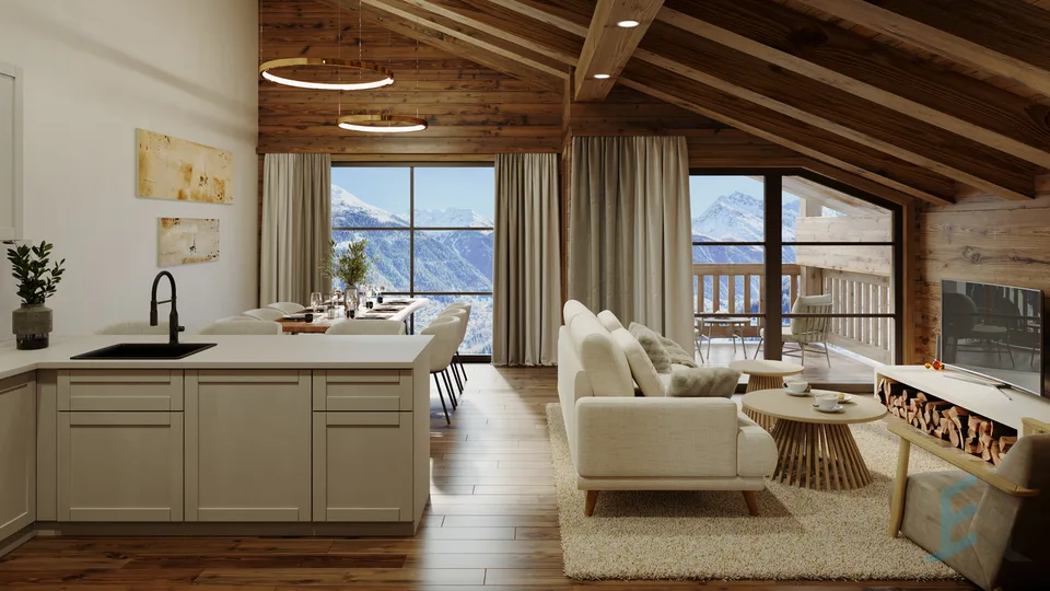 Weisshorn Lodge - Investissement locatif premium au coeur de Grimentz