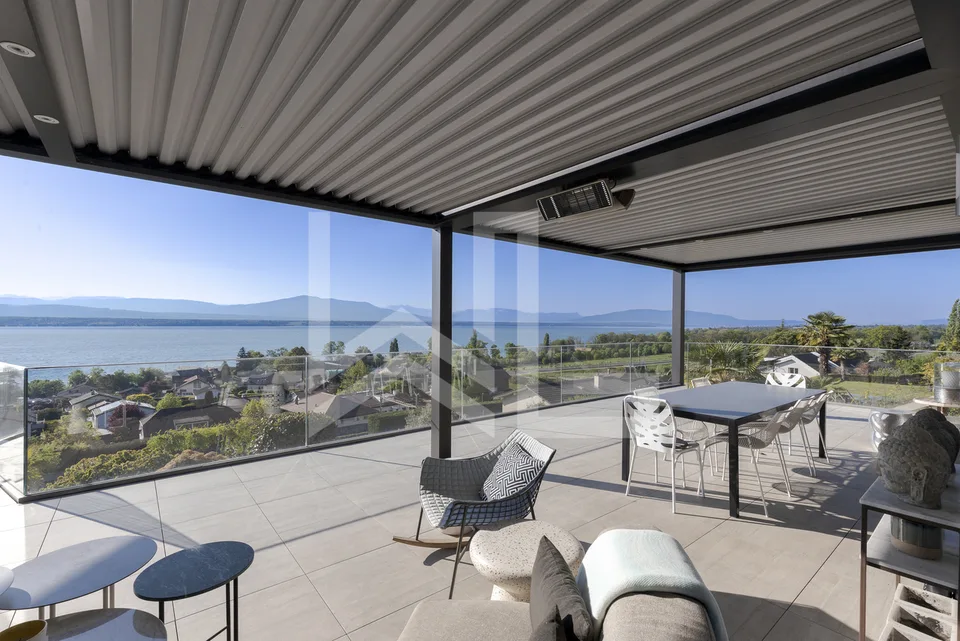 Propriété contemporaine d'exception - Vue panoramique lac