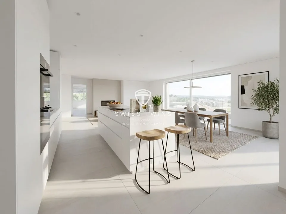 4.5-Zimmer-Penthouse mit Seesicht in Altendorf