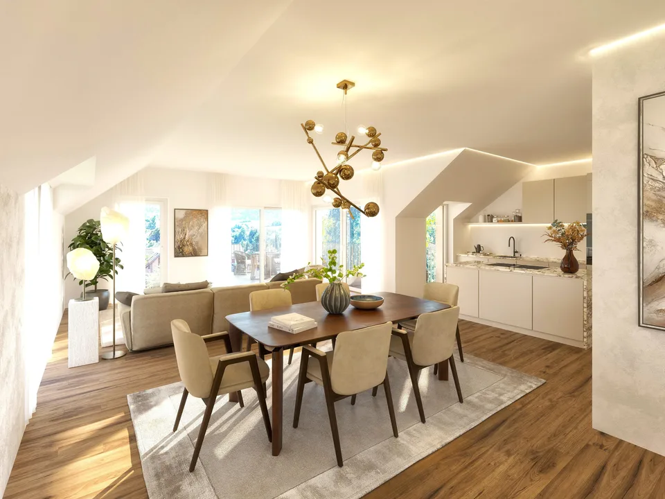 3.5-Zimmer-Penthouse mit Dachterrasse in Biel-Benken kaufen Bezug ab 1.Quartal 2028