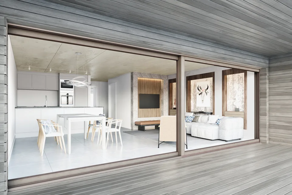 Saxon, appartement 2.5 pièces à louer dans la résidence  "Colette