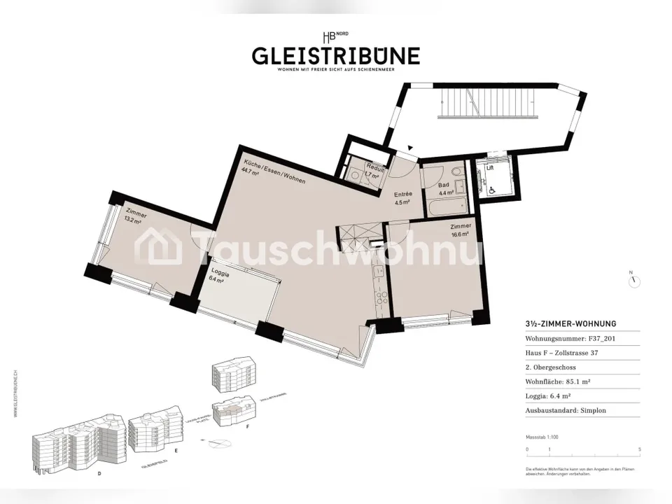 Modern apartment in the most central location near Zurich HB (K5)
