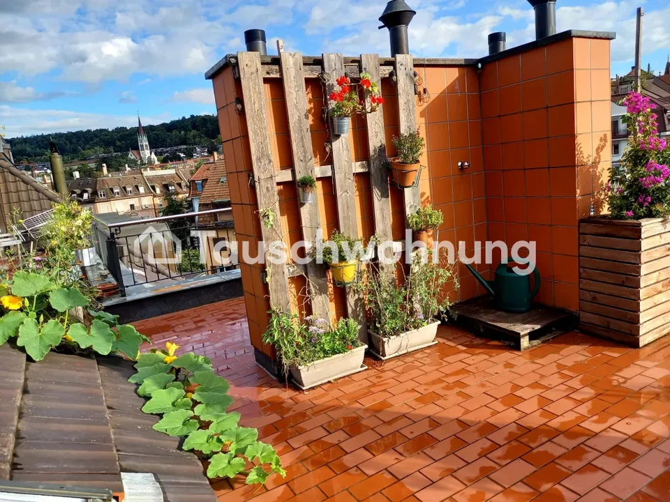 Tausche 2,5-Zim. Wohnung mit Dachterrasse, Zürich Wipkingen