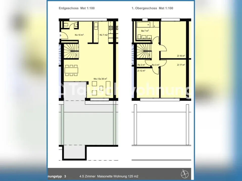4.5-Zimmer-Maisonette-Wohnung in Zürich, Kreis 11 zum Tausch
