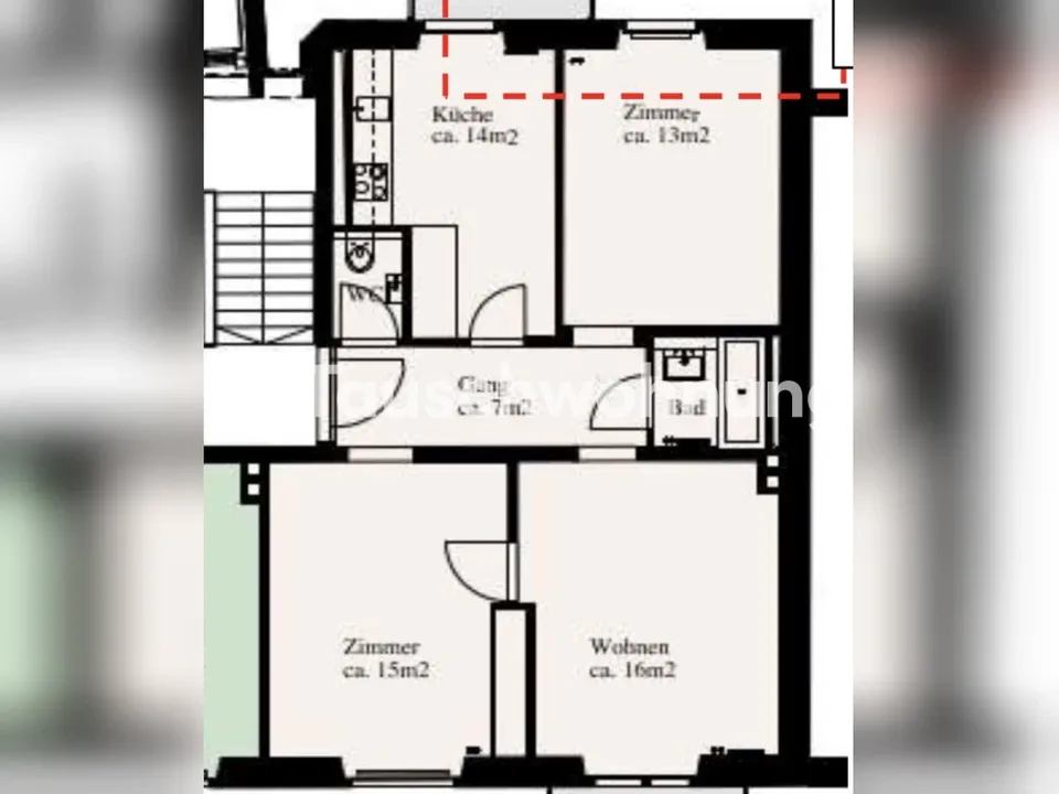 Cozy 3-room apartment in Zurich, District 4