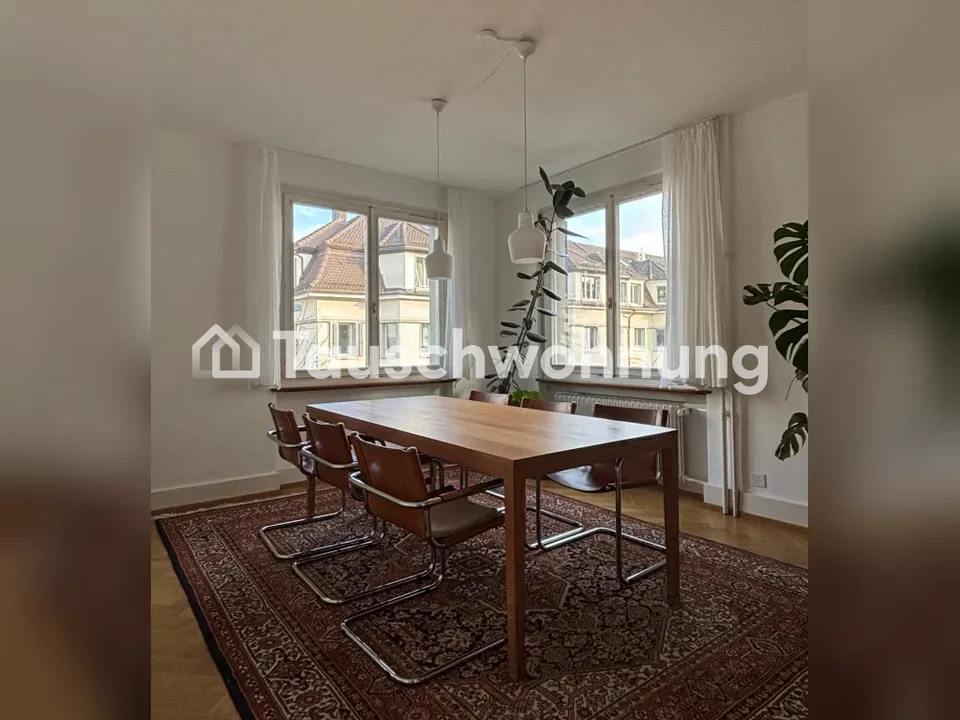 Tausche charmante 3,5-Zi Altbauwohnung (8002) mit 2 Balkonen