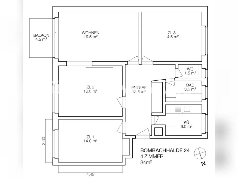 Exchange: 4-room apartment in Zurich 10 for smaller apartment