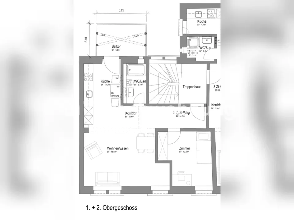 Frisch Sanierte 2.5Zi Wohnung im Kreis 4