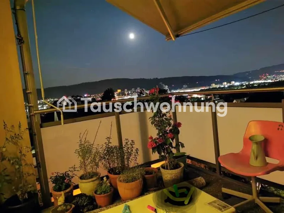 3.5 Zi, mit grossen Balkon und Aussicht über Stadt in Höngg
