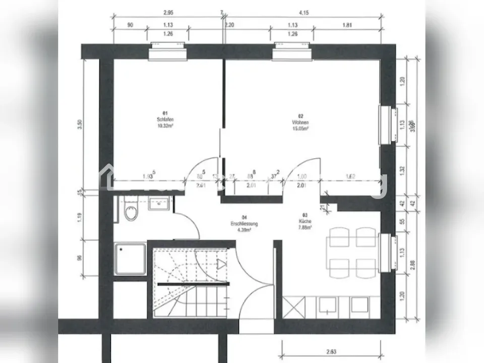 2,5 Zimmer im sehr zentral in Zürich mit Garten