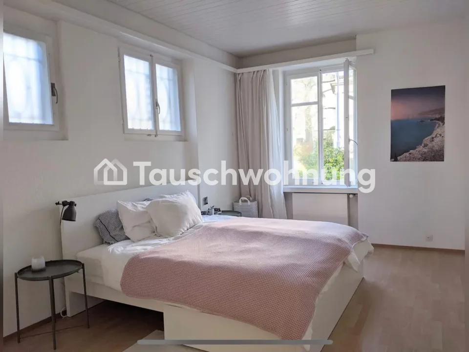 Schöne 3.5 Wohnung mit Garten gegen 2.5 mit Dachterasse?