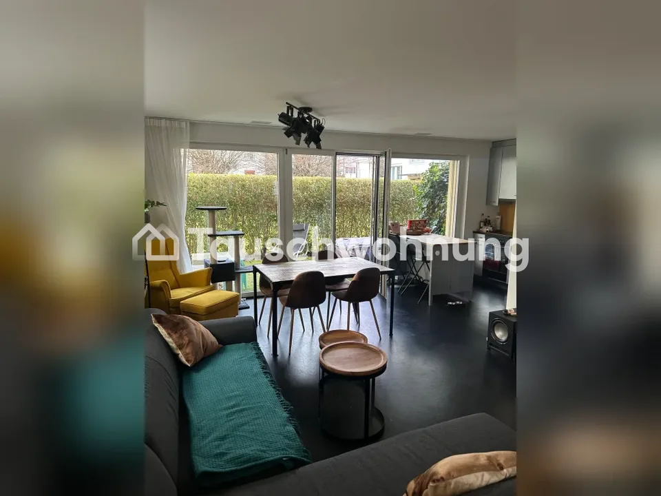 Stadtoase mit 3 Zimmern zum Tausch gegen etwas grösseres