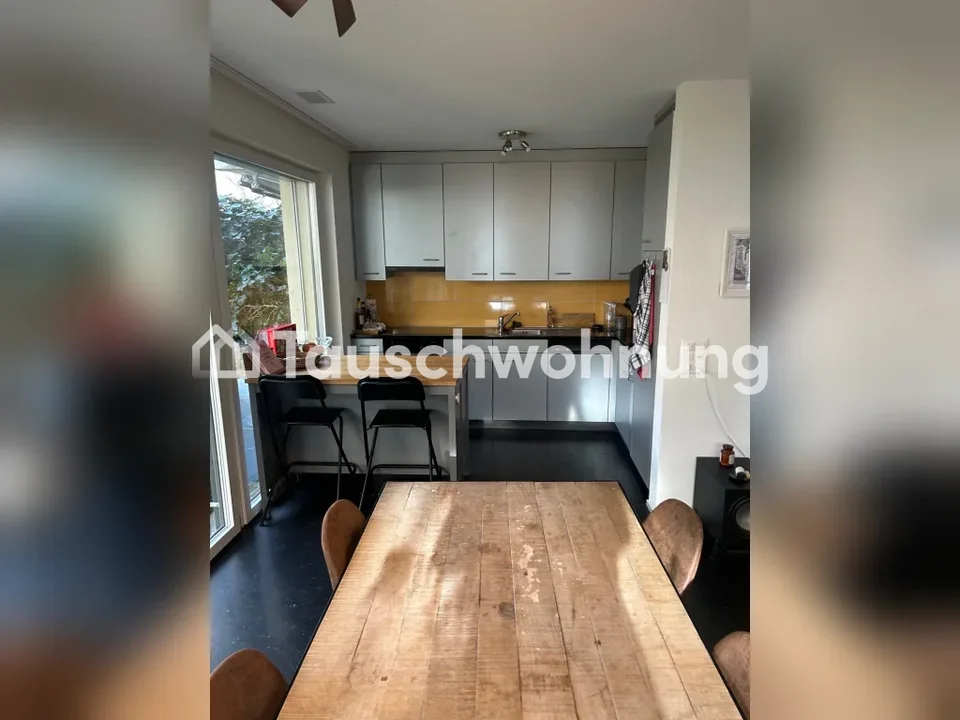 Stadtoase mit 3 Zimmern zum Tausch gegen etwas grösseres