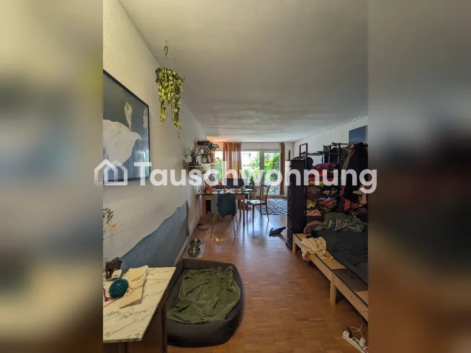 1 Zimmer Wohnung mit Garten