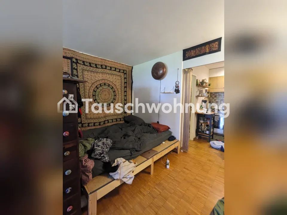 1 Zimmer Wohnung mit Garten