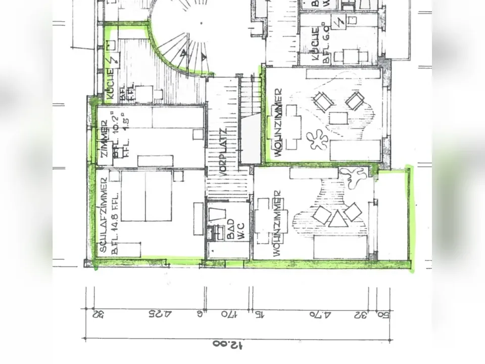 3 Zimmer Etagenwohnung in Zürich – Foto 8 von 8