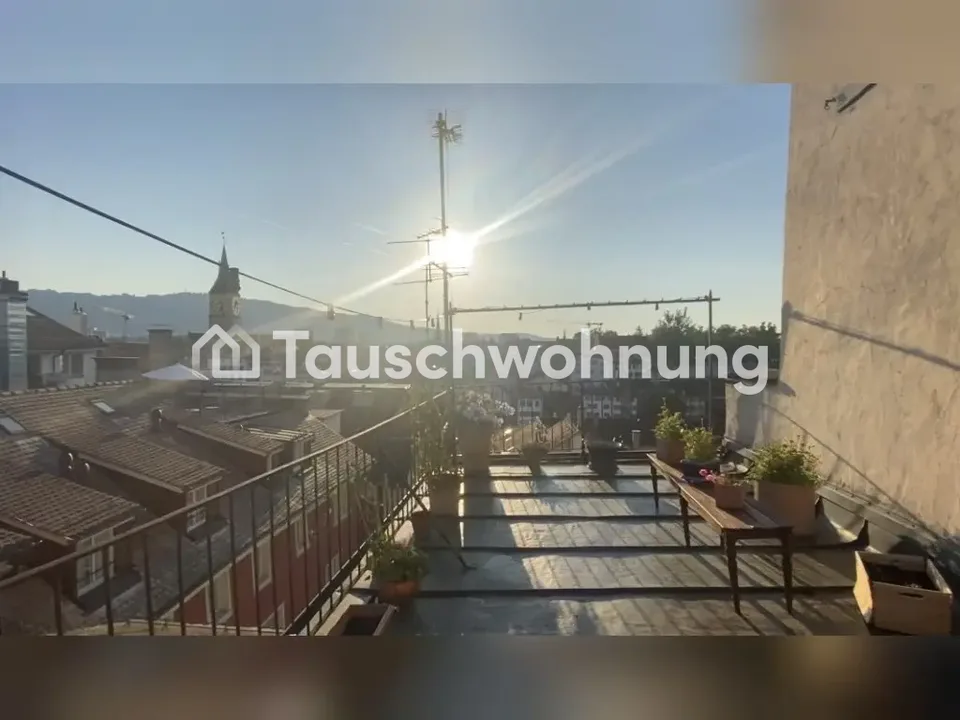 Cozy 3 room apartment in Zurich center with terrase