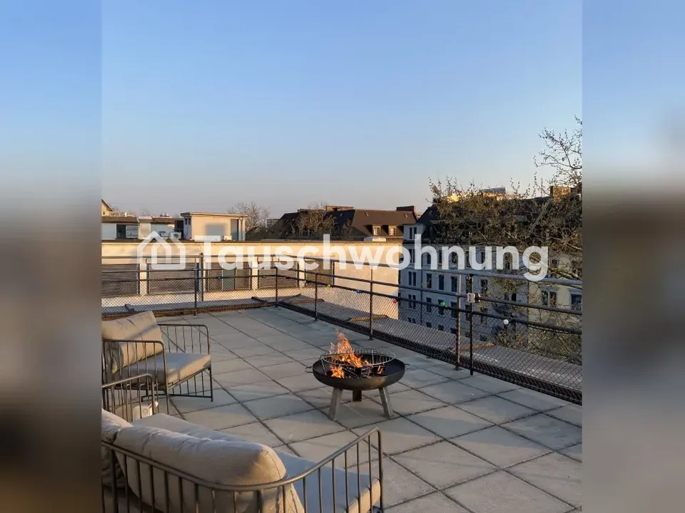 Zentrale 2-Zi mit Dachterrasse gegen 3-Zi