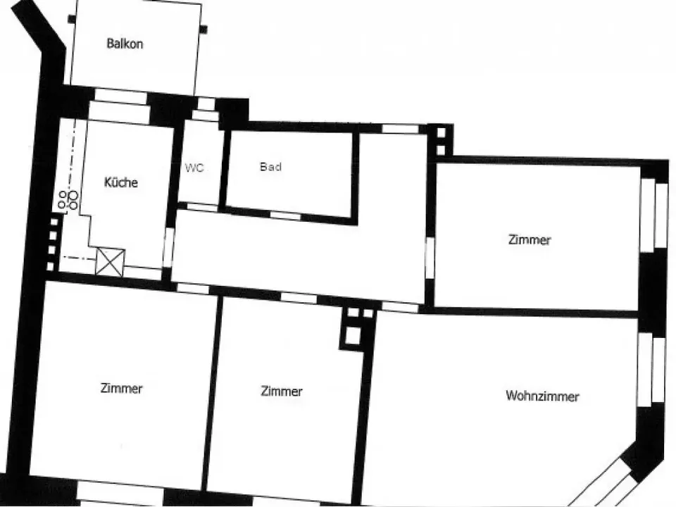 4-Zimmer Altbau K3, suche 3-Zimmer K4