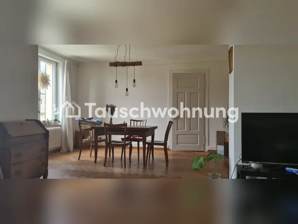 Tolle 3.5 Zi Altbau, Balkon, Dachterrasse gegen grössere