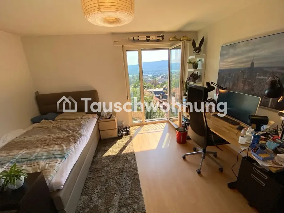 1 Zimmer Wohnung mit atemberaubender Aussicht gegen grössere