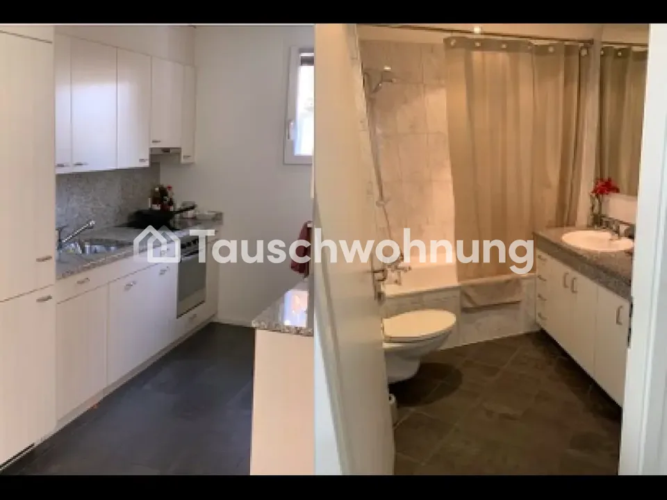 Appartement de 3 pièces avec jardin pour un appartement lumineux de 2,5-3 pièces avec grand balcon