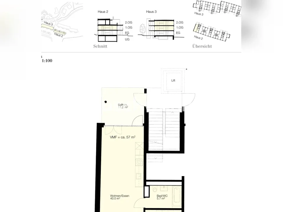 Tausche 2.5-Zimmer-Flat in Winterthur, Dättnau