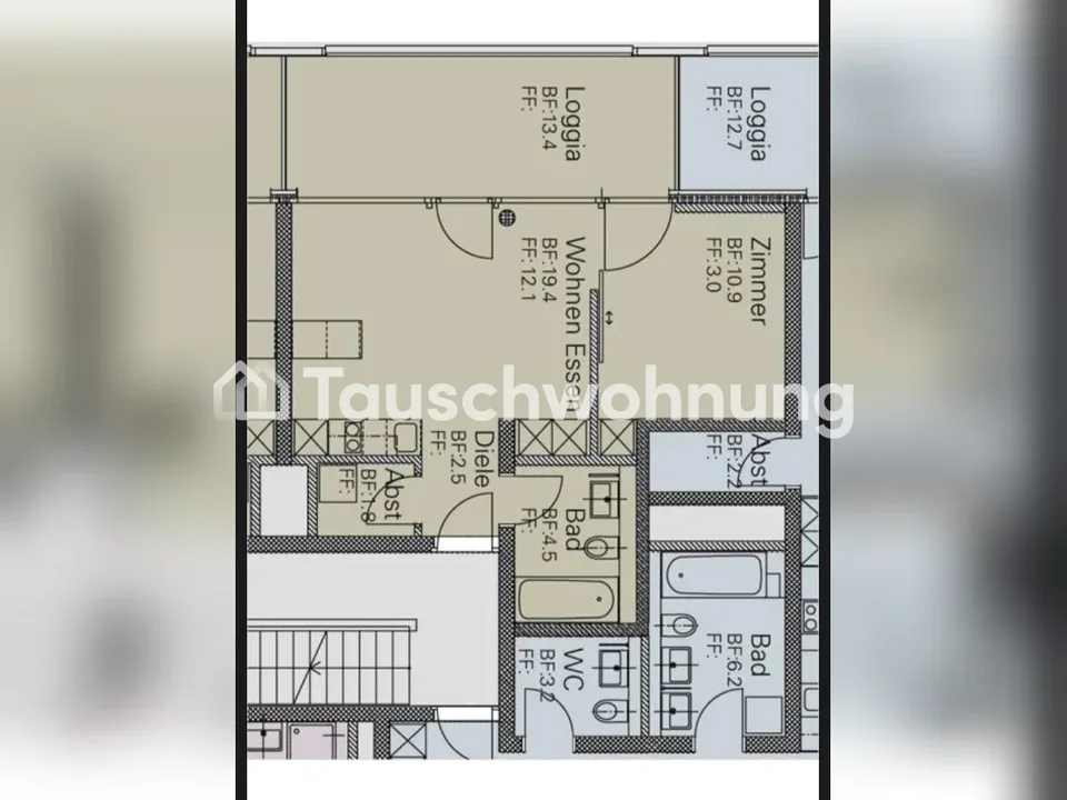 Schlieren: Moderne 2-ZW mit riesigem Balkon