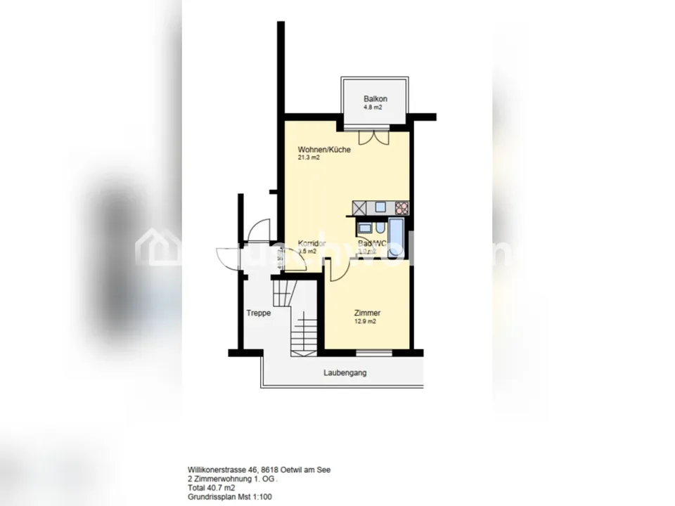 Gemütliche 2.5-Zimmer-Wohnung in Schlieren zum Tauschen