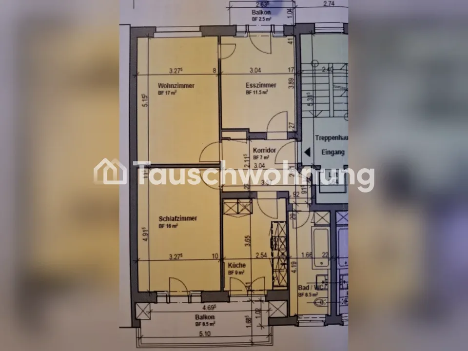 Tausche Stadtwohnung 3-Zi in Luzern mit Balkon