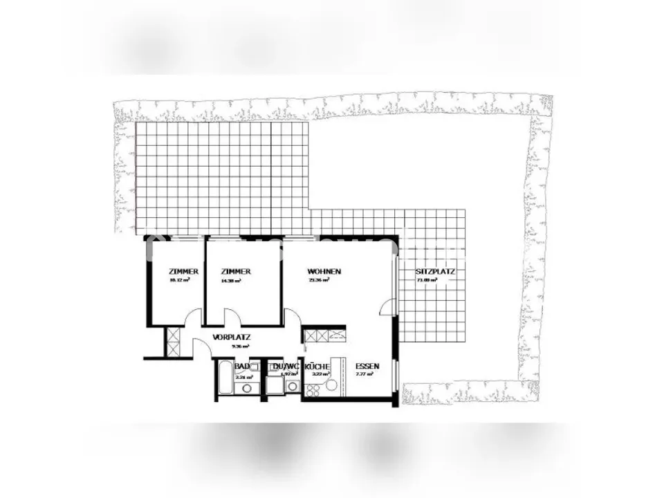 Helle 3.5-Zimmerwohnung mit Garten zum Tausch