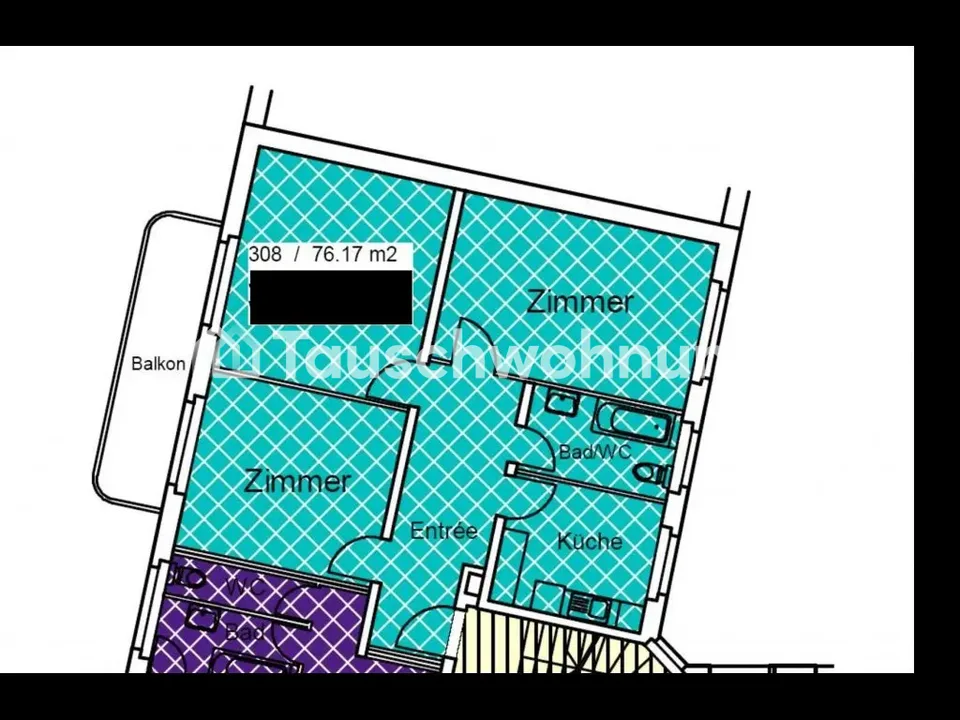 Zentrale 3-Zi Wohnung gegen mind. 3-Zi in anderer Lage