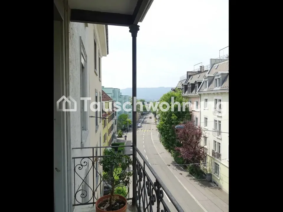 Helle 3-Zimmerwohnung mit zwei Balkonen im Kreis 7