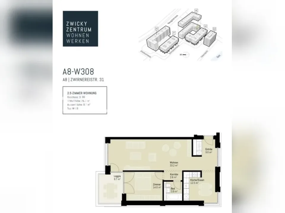 Suche 3-Zimmer-Wohnung in Oerlikon, tausche in Wallisellen
