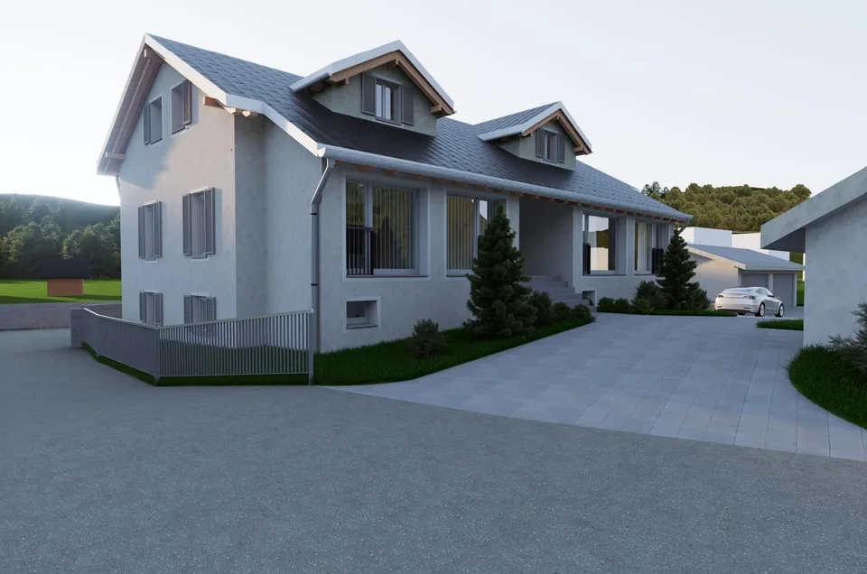 Charmantes Doppeleinfamilienhaus in Churwalden, 4.5 Zimmer