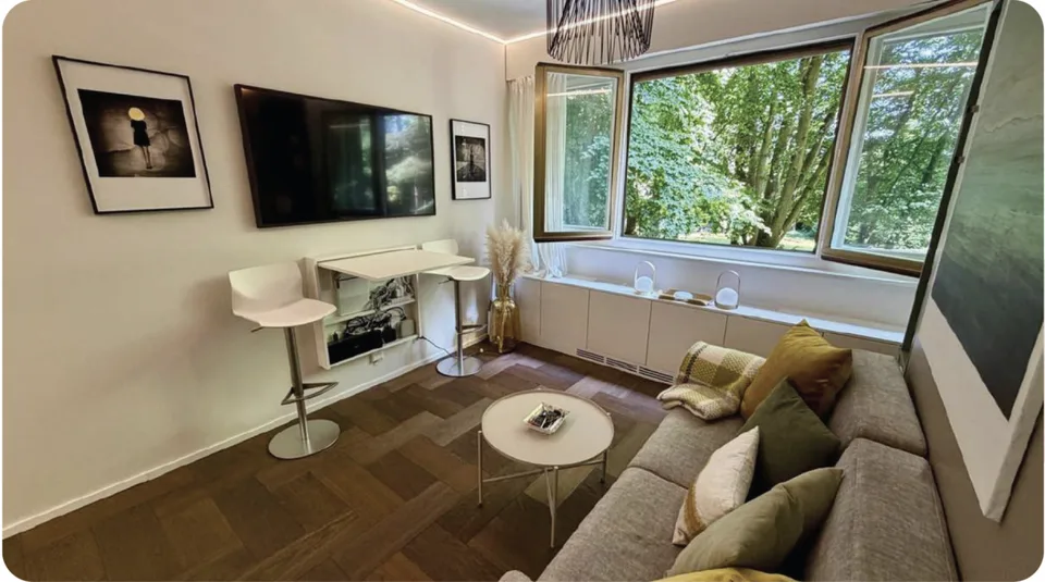 Bel studio meublé dans la résidence Cologny Parc