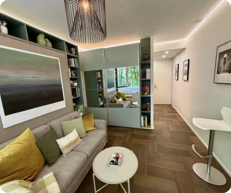 Bel studio meublé dans la résidence Cologny Parc