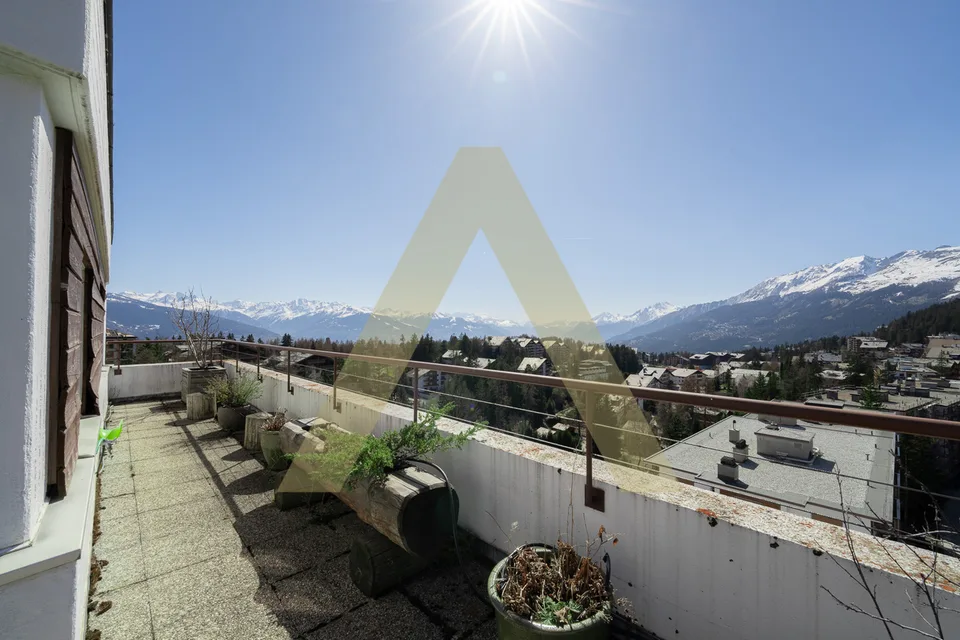 Magnifique Duplex au centre de la station avec vue panoramique