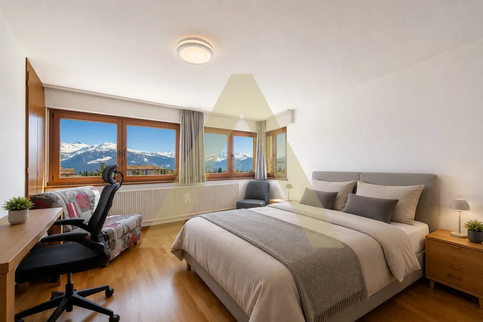 Magnifique Duplex au centre de la station avec vue panoramique