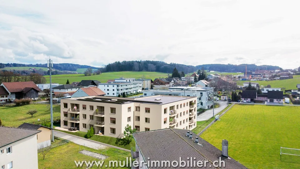 Spacious 5.5 rooms with terrace and garden 5 min from Romont