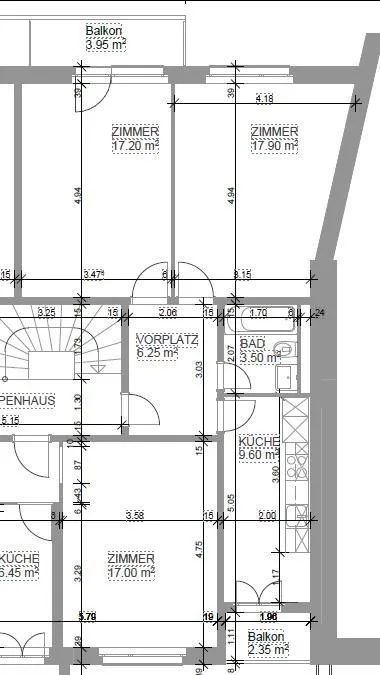 attraktive 2-Zimmerwohnung in sanierter, gepflegter Liegenschaft